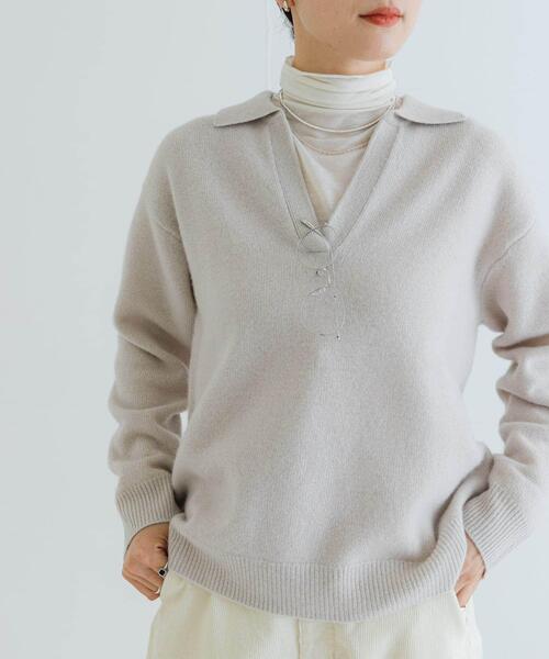 URBAN RESEARCH（アーバンリサーチ） ニット セーター カシミヤ混強縮