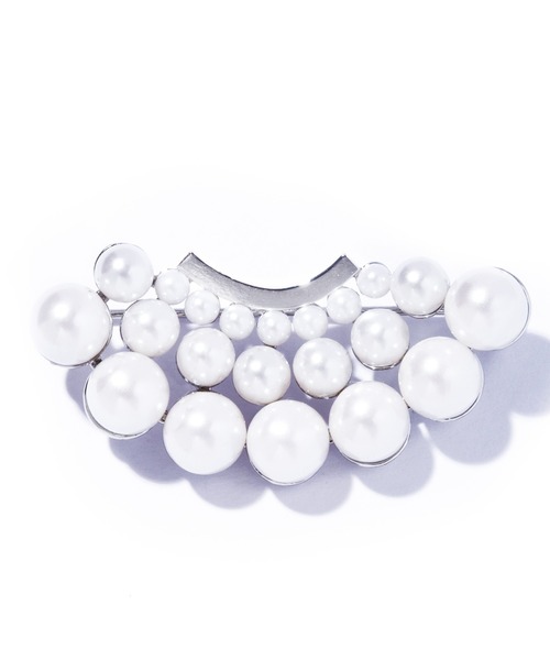 最終値下！IRIS47 / heather ブローチ IRIS47（イリスフォーセブン） ブローチ 「IRIS 47」heather brooch