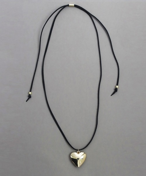 abaskdesign ネックレス ハートペンダントコードネックレス 長さ