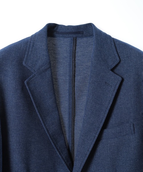 ジャケット テーラードジャケット 「ACTIVE TAILOR/アクティブテイラー」カラミメッシュストレッチジャケット メンズの画像