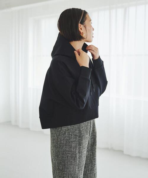 Russeluno レディース パーカー Russeluno ラッセルノパーカー レディース ロゴ フーディ 2 L 黒