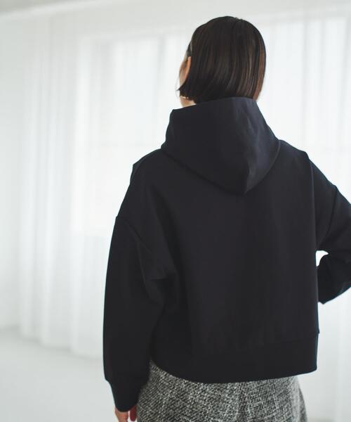 F by ROSSO（エフバイロッソ） パーカー 「UR TECH」裏起毛ポンチプル