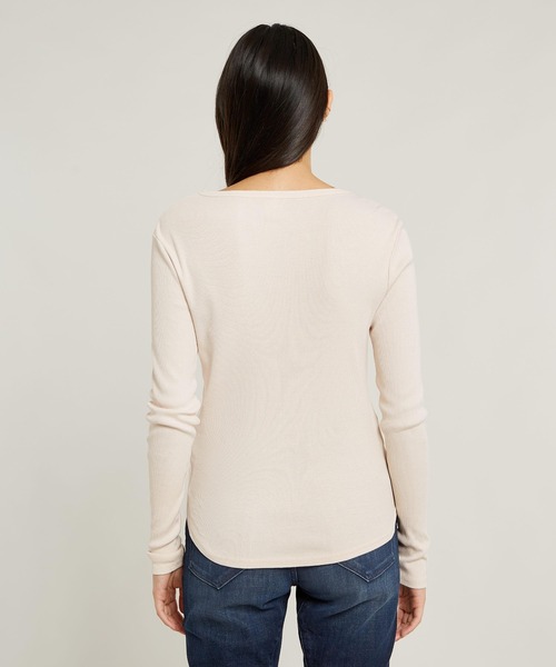 G-STAR RAW tシャツ DEEP V-NECK SLIM TOP/Vネックスリムトップス