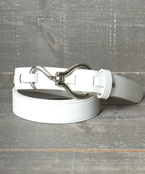 ベルト シルバー フックバックル 30mm レディース メンズ : ZOZOTOWN