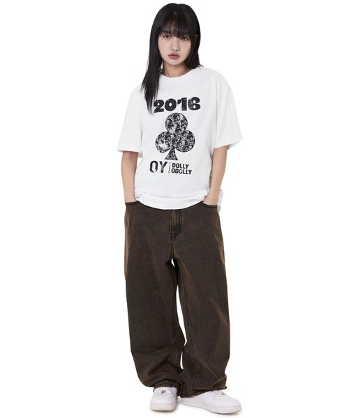tシャツ 「OY/オーワイ」 CLOVER ODOLLY TEE/クローバーオードリー半袖Tシャツ レディース メンズ OY tシャツ 「OY/オーワイ」 CLOVER ODOLLY TEE/クローバー