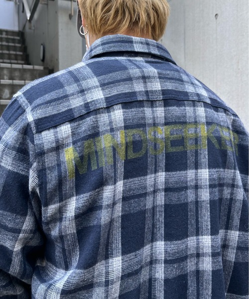 mindseeker（マインドシーカー） シャツ Back Logo Check Shirt メンズ