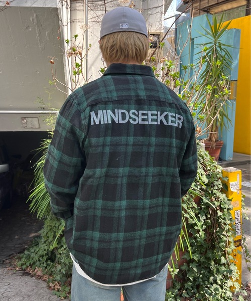 mindseeker ネルシャツ mindseeker シャツ Back Logo Check Shirt メンズ レディース