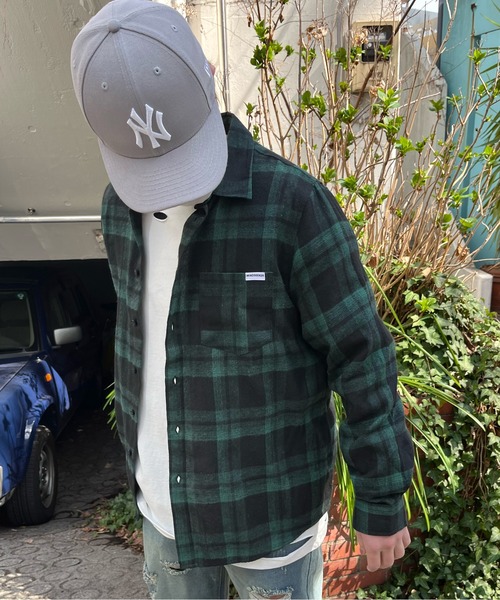 mindseeker（マインドシーカー） シャツ Back Logo Check Shirt メンズ