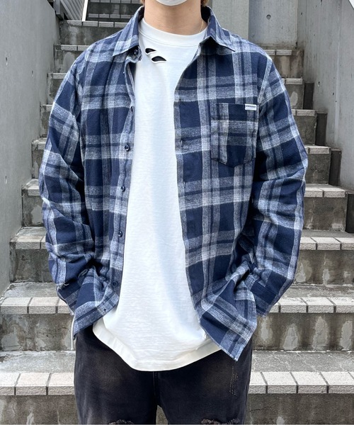 mindseeker（マインドシーカー） シャツ Back Logo Check Shirt メンズ