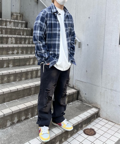 mindseeker（マインドシーカー） シャツ Back Logo Check Shirt メンズ
