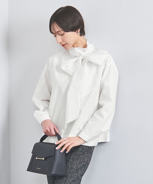 United Arrows Cビッグリボンボウタイブラウス UNITED ARROWS ブラウス シャツ C ビッグリボン ボウタイ