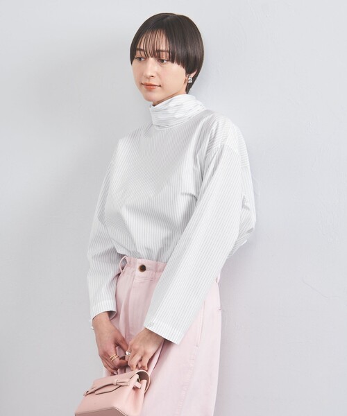 UNITED ARROWS ブラウス シャツ C ビッグリボン ボウタイ