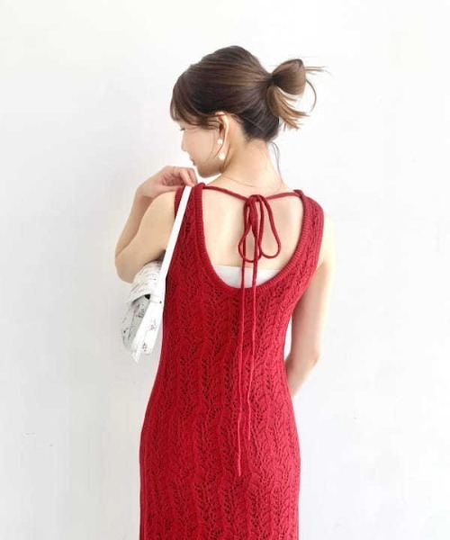 FRAY I.D ワンピース FRAY I.D ワンピース バイカラースキッパーポロニットワンピース