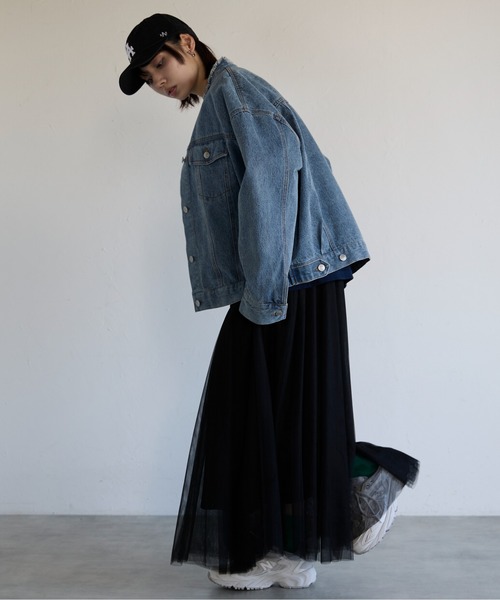 SOTT ジャケット ノーカラージャケット Collarless Denim Jacket ノー