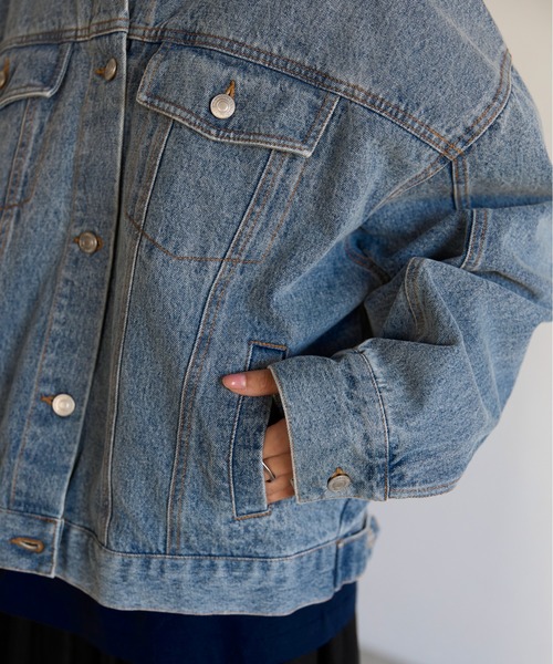 SOTT ジャケット ノーカラージャケット Collarless Denim Jacket ノー