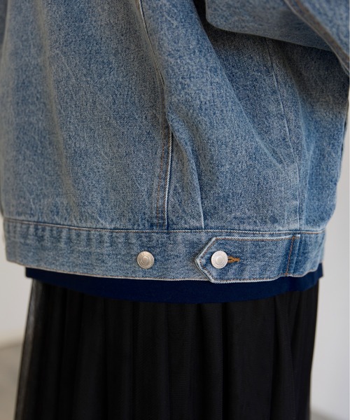 SOTT ジャケット ノーカラージャケット Collarless Denim Jacket ノー