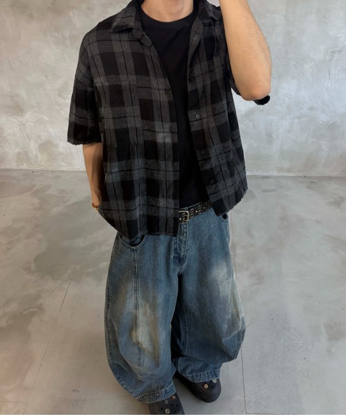 【タグ付き新品】 Switch slab wide denim pants epnok ジーンズ 「EPNK」Switch slab wide denim pants
