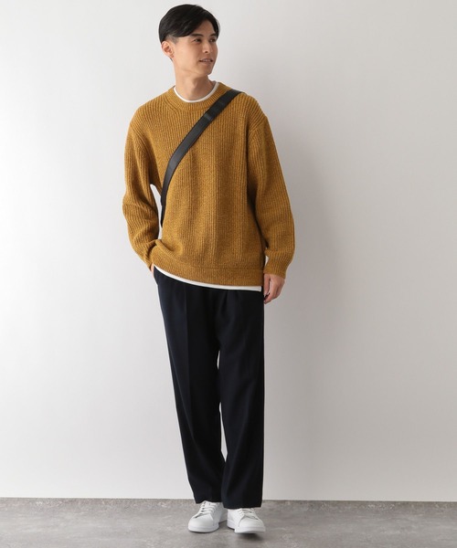 「GLOBAL WORK Smile Seed Store」 長袖ニット SMALL ブルー系その他4 メンズ_画像9