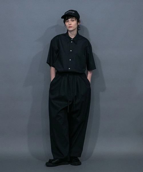 パンツ 「my beautiful landlet」 COHORUS RAMIE × SOLOTEX BACK WARP WIDE PANTSの画像
