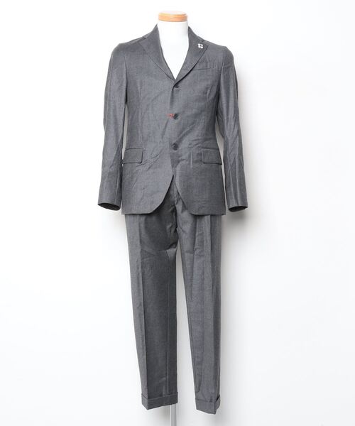 ラルディーニ　セットアップ　サイズ44 LARDINI（ラルディーニ） セットアップ 44 8R グレー メンズ