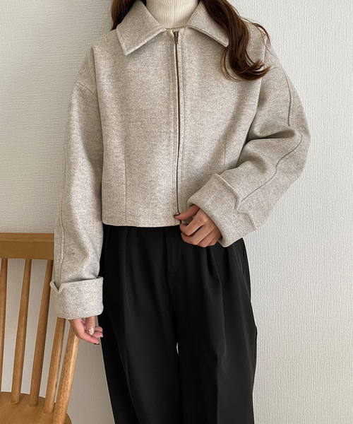 「callautia」 ブルゾン SMALL ブラウン レディース_画像5