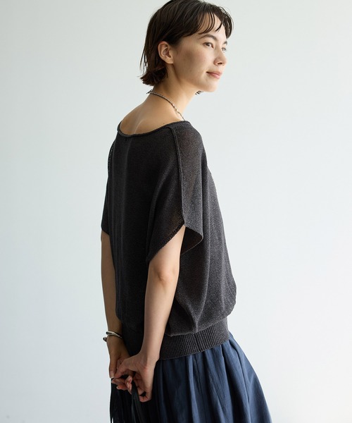 BABYLONE ニット セーター ニュアンスニットプルオーバー