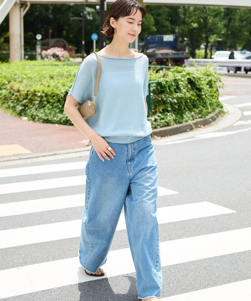 BABYLONE - BABYLONE ニット CLASSY掲載 楽天市場】【SALE／30%OFF】シルクローゲージニット BABYLONE