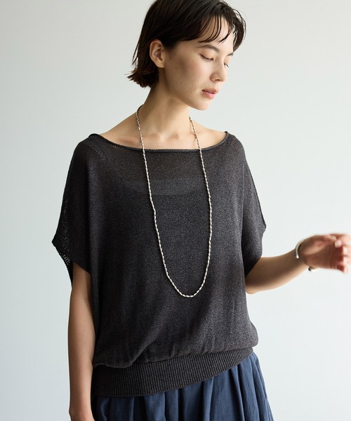 年末のプロモーション特価！ BABYLONE ニット ニュアンスニットプルオーバー セーター トップス