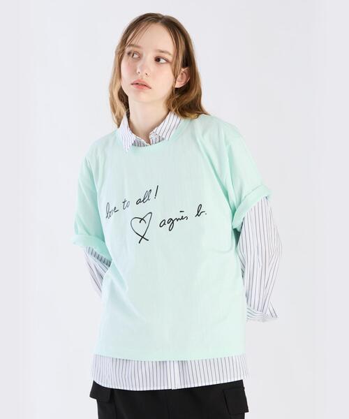 tシャツ ラブトゥーオールTシャツ レディース