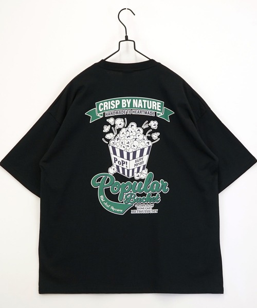 tシャツ レトロ ポップ 白 黒 Tシャツ ヘビーウェイト メンズ