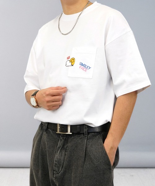 tシャツ レトロ ポップ 白 黒 Tシャツ ヘビーウェイト メンズ