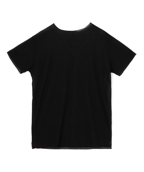 tシャツ シアーフライス ハーフスリーブトップス レディース