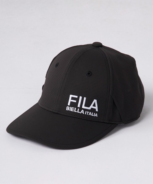 【美品】FILA GOLF セットアップ キャップ スパッツ FILA GOLF キャップ 帽子 「FILA GOLF/フィラゴルフ」遮熱