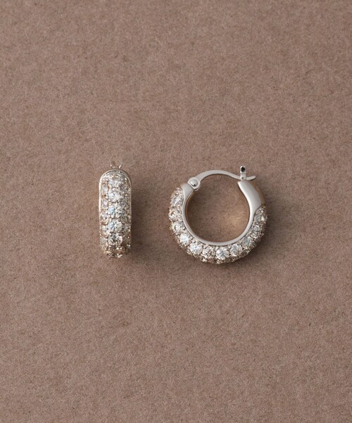 ete bijoux（エテ ビジュー） ピアス 「トーン」 ビジュー ハロー