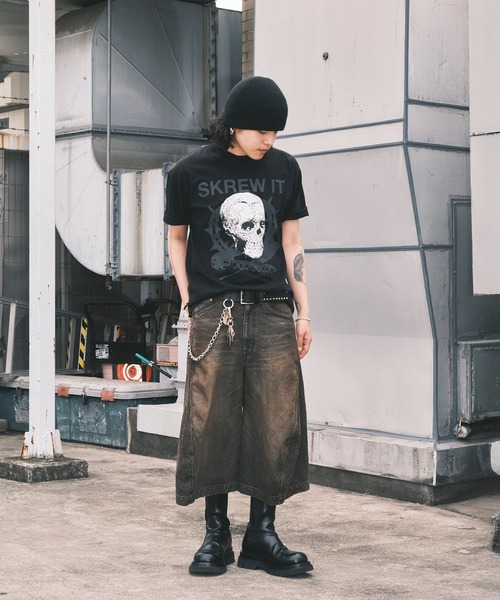 NVRFRGT3Dツイストデニム NVRFRGT ジーンズ 別注 3D TWISTED JORTS メンズ : ZOZOTOWN