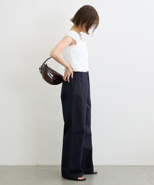 U by SPICK&SPAN チノパン チノワイドパンツ レディース