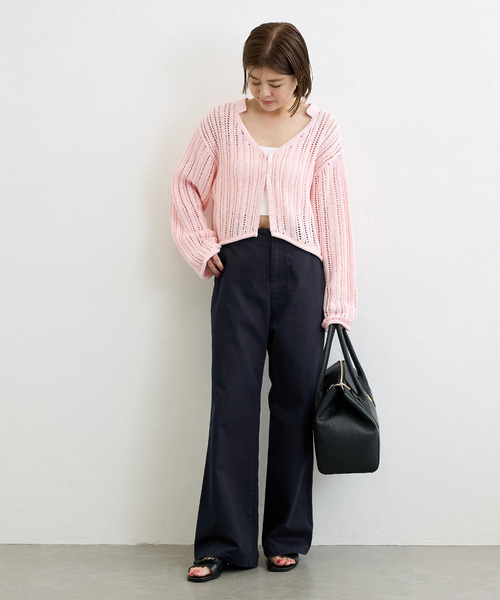 U by SPICK&SPAN チノパン チノワイドパンツ レディース