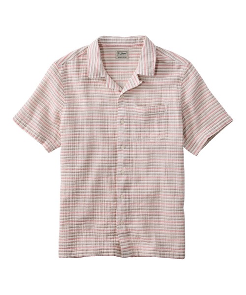 L.L.Bean（エルエルビーン） シャツ 半袖 クラウド・ガーゼ・シャツ