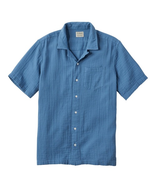 シャツ クラウド・ガーゼ・シャツ、スライトリー・フィット　半袖 米国フィット・レギュラー メンズ レディース | L.L.Bean | 06