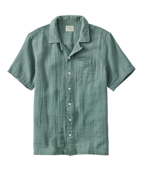 シャツ クラウド・ガーゼ・シャツ、スライトリー・フィット　半袖 米国フィット・レギュラー メンズ レディース | L.L.Bean | 03