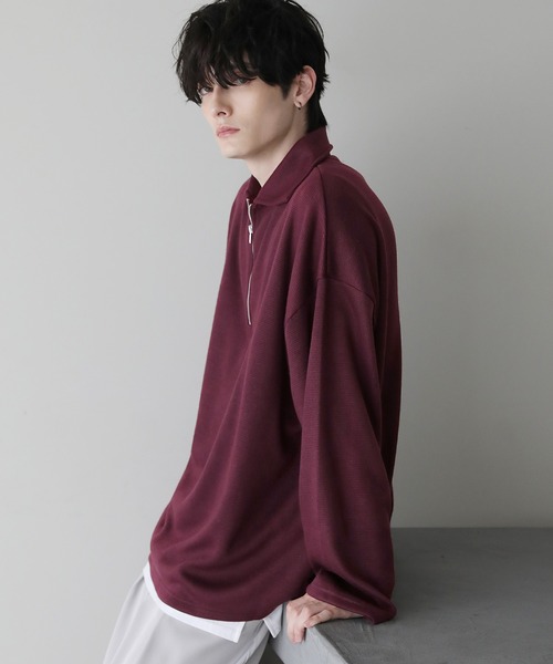 「ETELIO」 長袖Tシャツ S チャコール メンズ