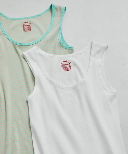 Healthknit（ヘルスニット） タンクトップ ノースリーブ 「Healthknit
