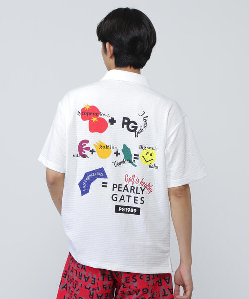 PEARLY GATES - pearlygates♡ポロシャツ PEARLY GATES ポロシャツ 「PEARLY GATES」Pe格子サッカー半袖