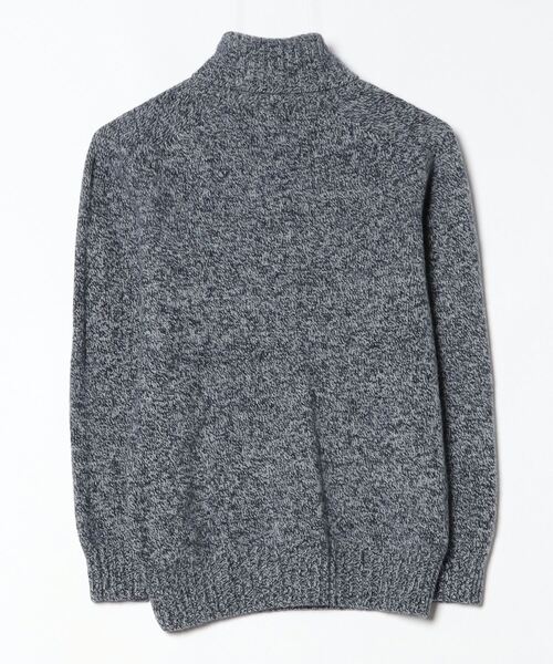 「Morris & Sons」 タートルネックニット 36 ネイビー レディース_画像2