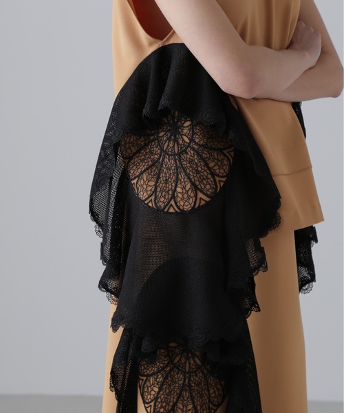 ADORE（アドーア） ブラウス シャツ クロシェドッキングブラウス