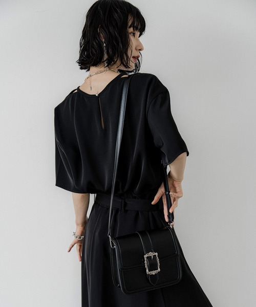【美品】HARE レザーショルダーバッグ HARE ショルダーバッグ バッグ ヴィンテージフラップショルダー