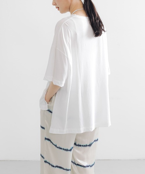 【アーバンリサーチ】強撚天竺LOOSE Tシャツ URBAN RESEARCH tシャツ 強撚天竺LOOSE Tシャツ レディース