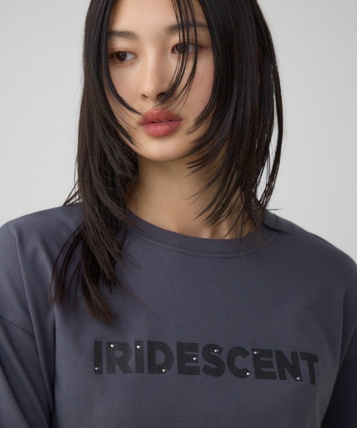 AZUL BY MOUSSY tシャツ スタッズロゴロングスリーブTシャツ