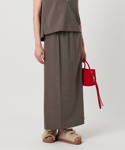 【ユナイテッドアローズ】ロングスカート プリーツスカート サテン ウエストゴム UNITED ARROWS スカート サテン : ZOZOTOWN Yahoo!店 - 通販