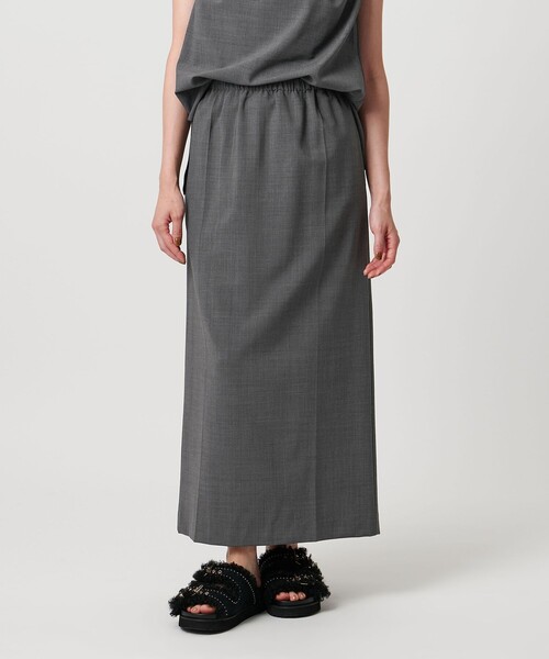 新品‼️ユナイテッドアローズ　サテンロングスカート UNITED ARROWS スカート サテン ウエスト ロングスカート